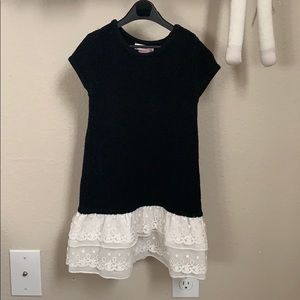Black sweater dress, 3T